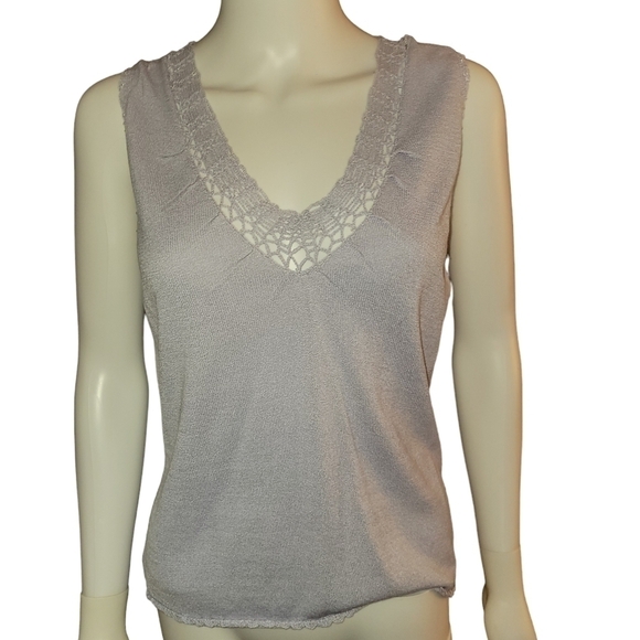 Axcess Liz Claiborne Sweater Set Purple L - Picture 2 of 4